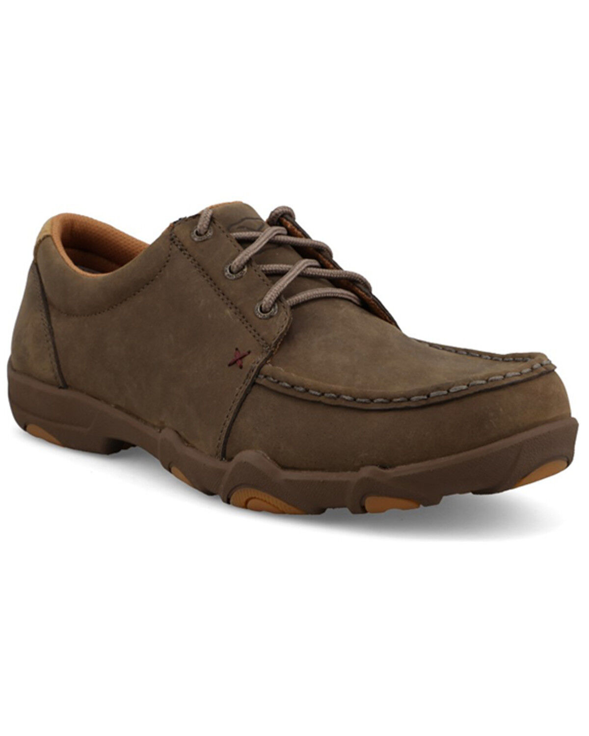 Image #1 - Twisted X Men's Boat Shoe Ultralite X™ Driving Mocs, Beige, hi-res