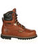 Georgia Boot Men's 8" Lace-Up Work Boots - Steel Toe, Briar, hi-res