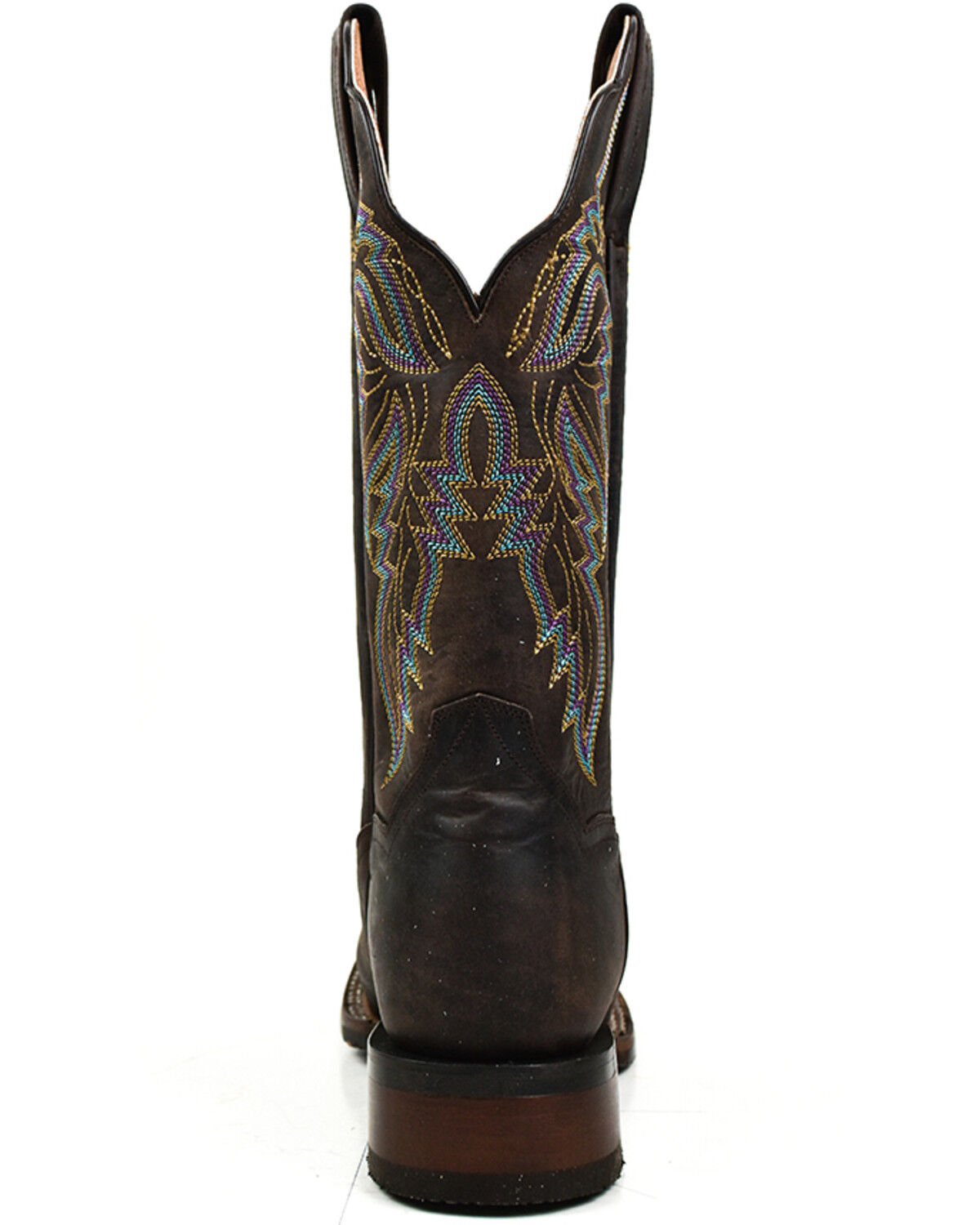 Image #5 - Dan Post Women's Performance Western Boots - Broad Square Toe, Chocolate, hi-res