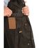 Outback Trading Co. Men's Short Oilskin Duster, Brown, hi-res