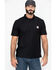 Image #1 - Carhartt Men's Contractors Pocket Short Sleeve Work Polo Shirt, Black, hi-res
