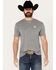 Image #1 - NRA Men's Faith Snake Short Sleeve Graphic T-Shirt, Grey, hi-res