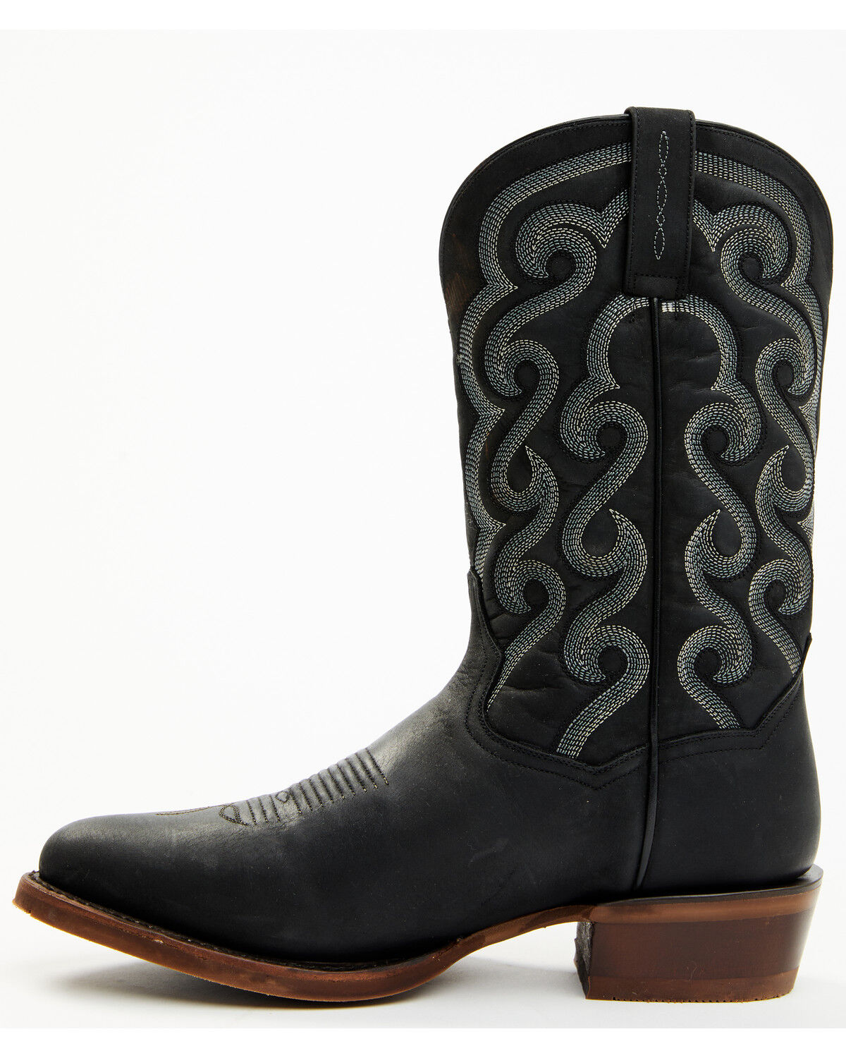 Image #3 - Dan Post Men's 12" Leon Western Performance Boots - Round Toe, Black, hi-res