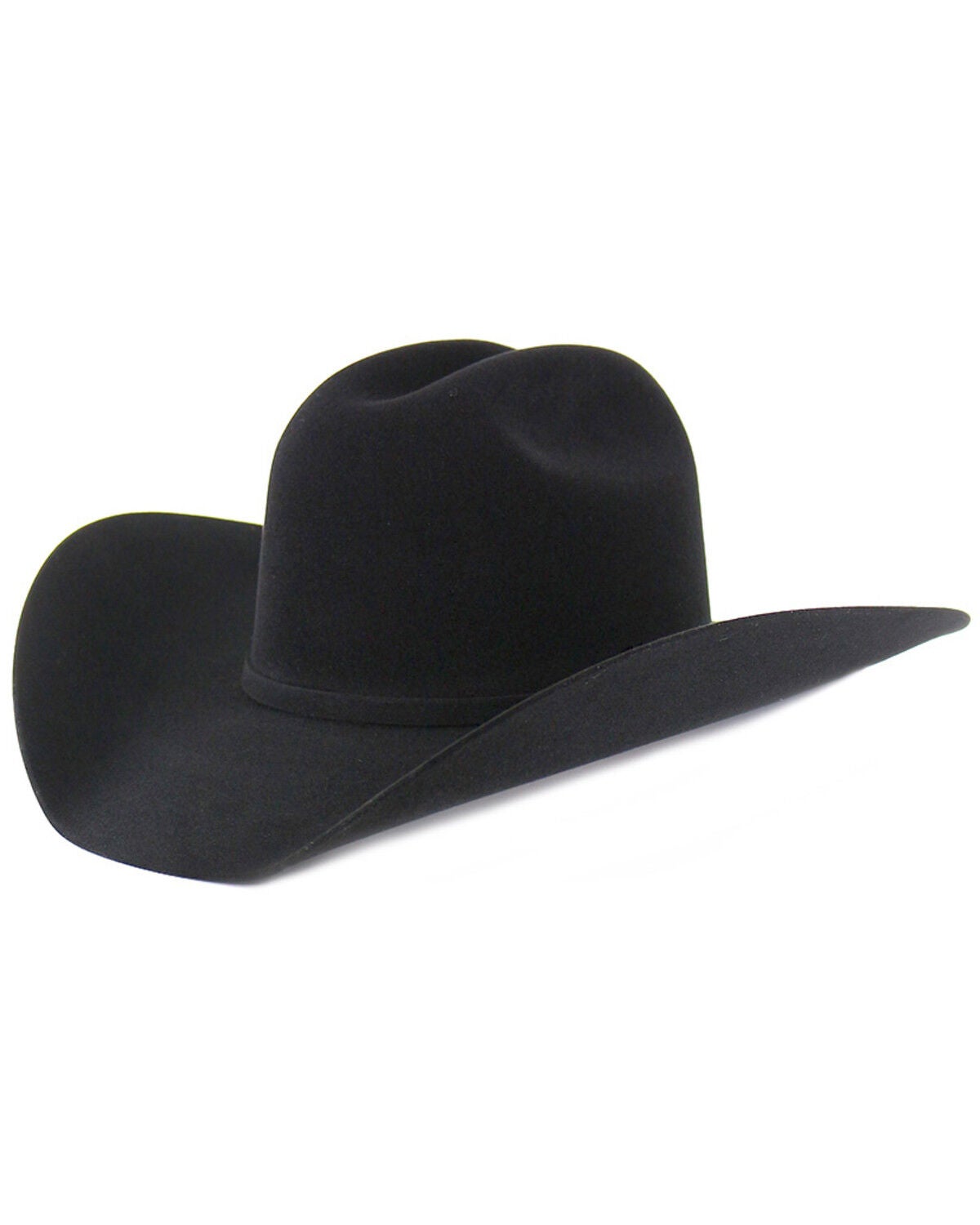 10X Black Fur Felt Cowboy Hat 