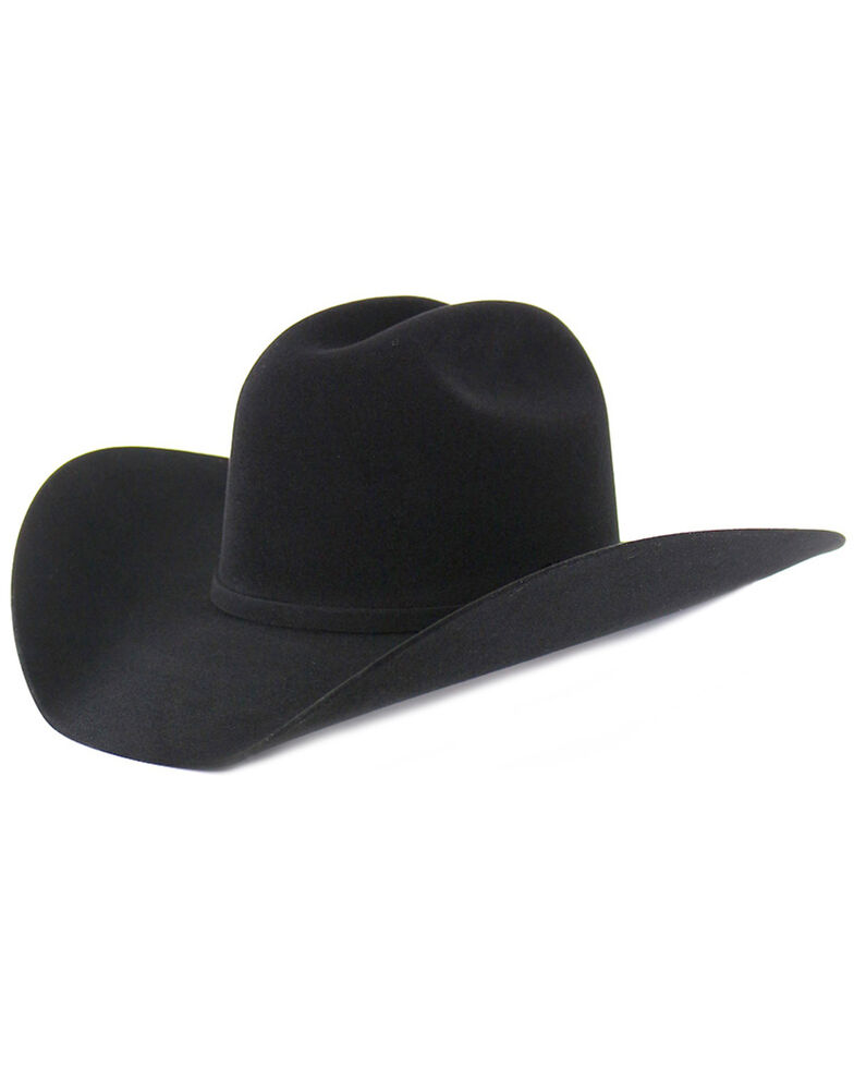 Cody James Men's 10X Black Fur Felt Cowboy Hat, Black, hi-res