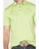 Image #3 - Ariat Men's Charger 2.0 Fitted Short Sleeve Polo Shirt, Bright Green, hi-res
