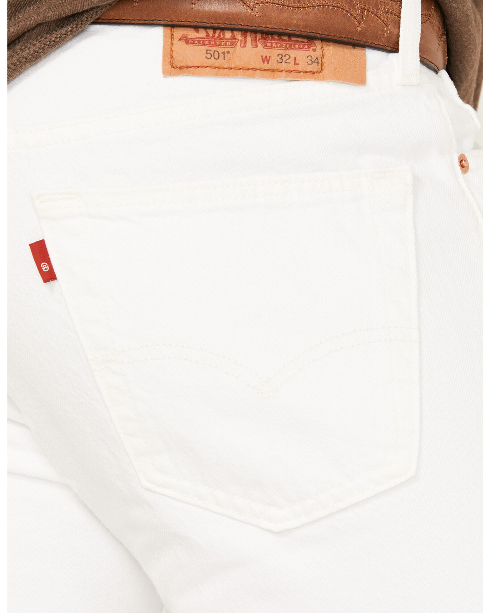 White 501 jeans on sale