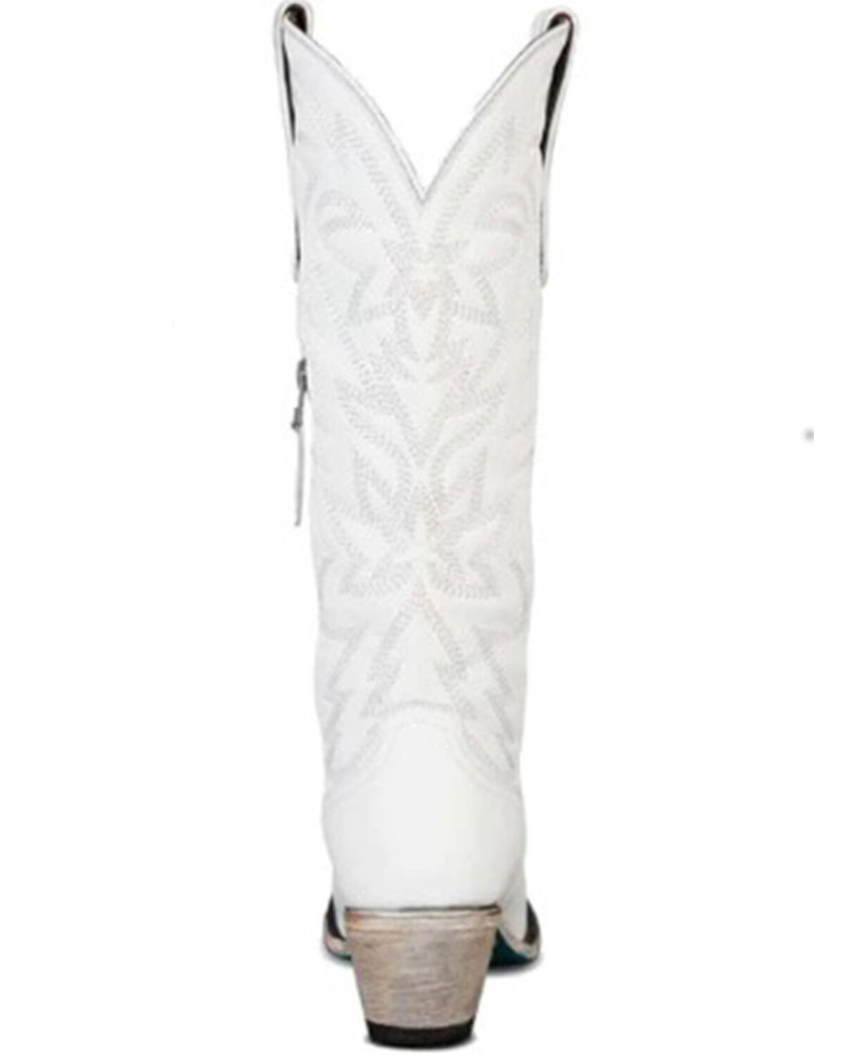 Image #4 - Lane Women's Smokeshow Tall Western Boots - Snip Toe, White, hi-res