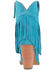 Image #5 - Dingo Women's Crazy Train Leather Booties - Round Toe, Blue, hi-res