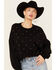 Image #1 - Rock & Roll Denim Women's Rhinestone Sweatshirt, Black, hi-res