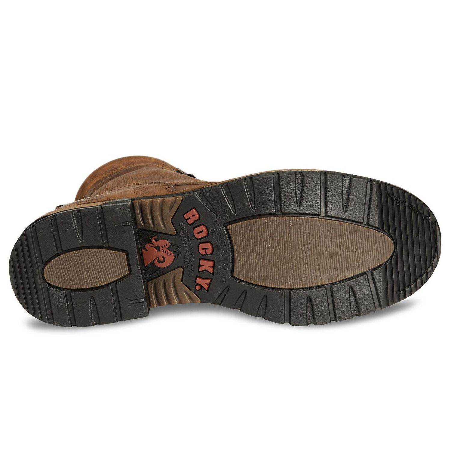 Image #5 - Rocky Men's Original Ride Lacer Waterproof Work Boots - Soft Toe, Tan, hi-res