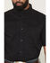 Image #3 - Cody James Men's Basic Solid Short Sleeve Button-Down Stretch Western Shirt - Tall, Black, hi-res