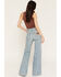 Image #3 - Wrangler Women's High Rise Light Wash 70's Flare Stretch Denim Jeans, Light Wash, hi-res