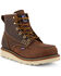 Image #1 - US Boot Men's 6" Driftlock Waterproof Moc Work Boots - Soft Toe, Brown, hi-res
