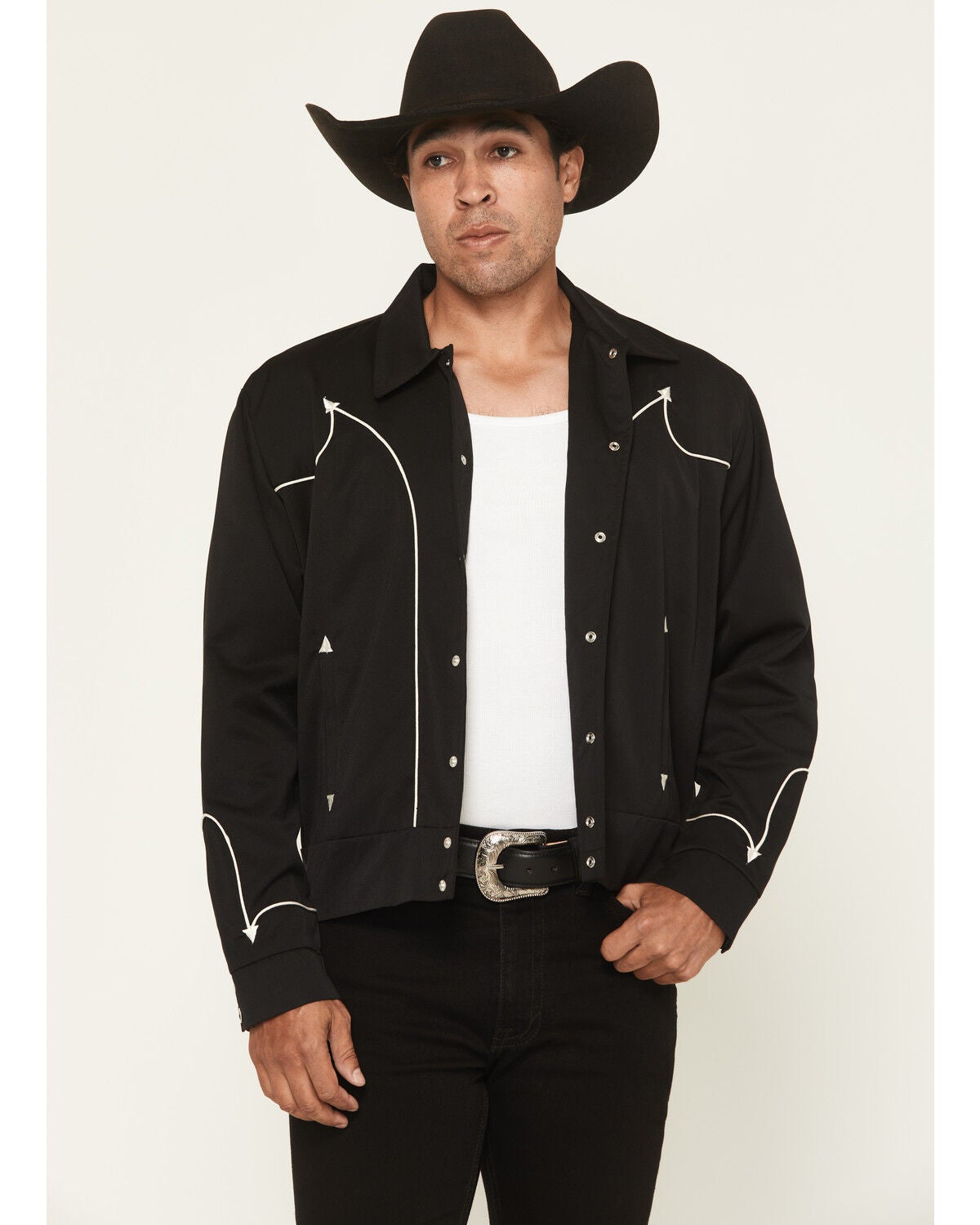 Scully Men's Western Embroidered Snap Jacket - Country Outfitter