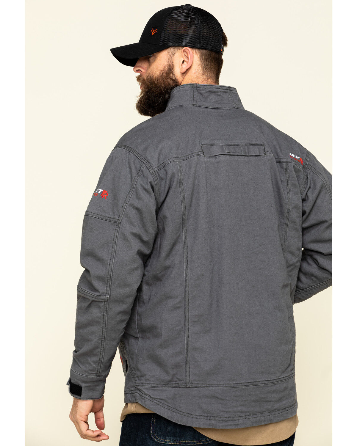 ariat men's fr duralight stretch canvas work jacket