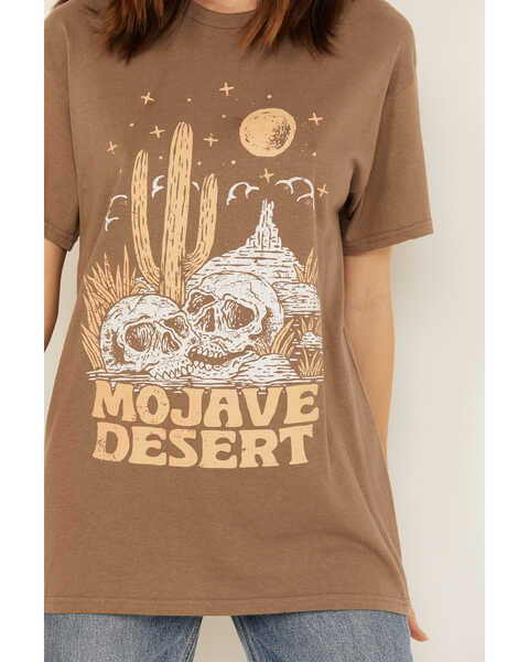 Image #2 - Somewhere West Women's Mojave Desert Short Sleeve Graphic Tee, Brown, hi-res