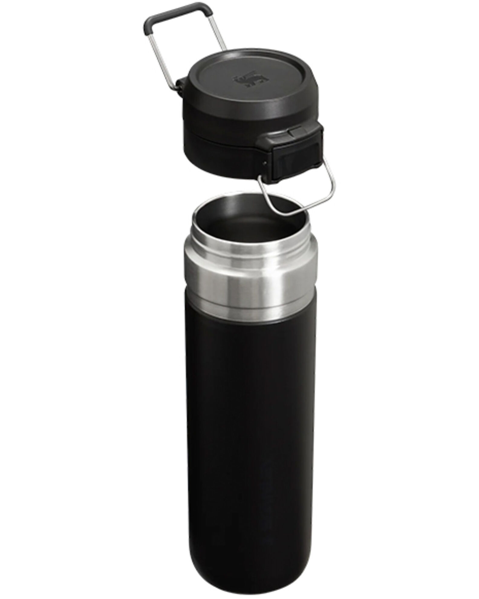 Image #3 - Stanley Quick Flip 24oz Go Bottle, Black, hi-res