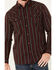Image #3 - Moonshine Spirit Men's Striped Print Long Sleeve Snap Western Shirt, Purple, hi-res