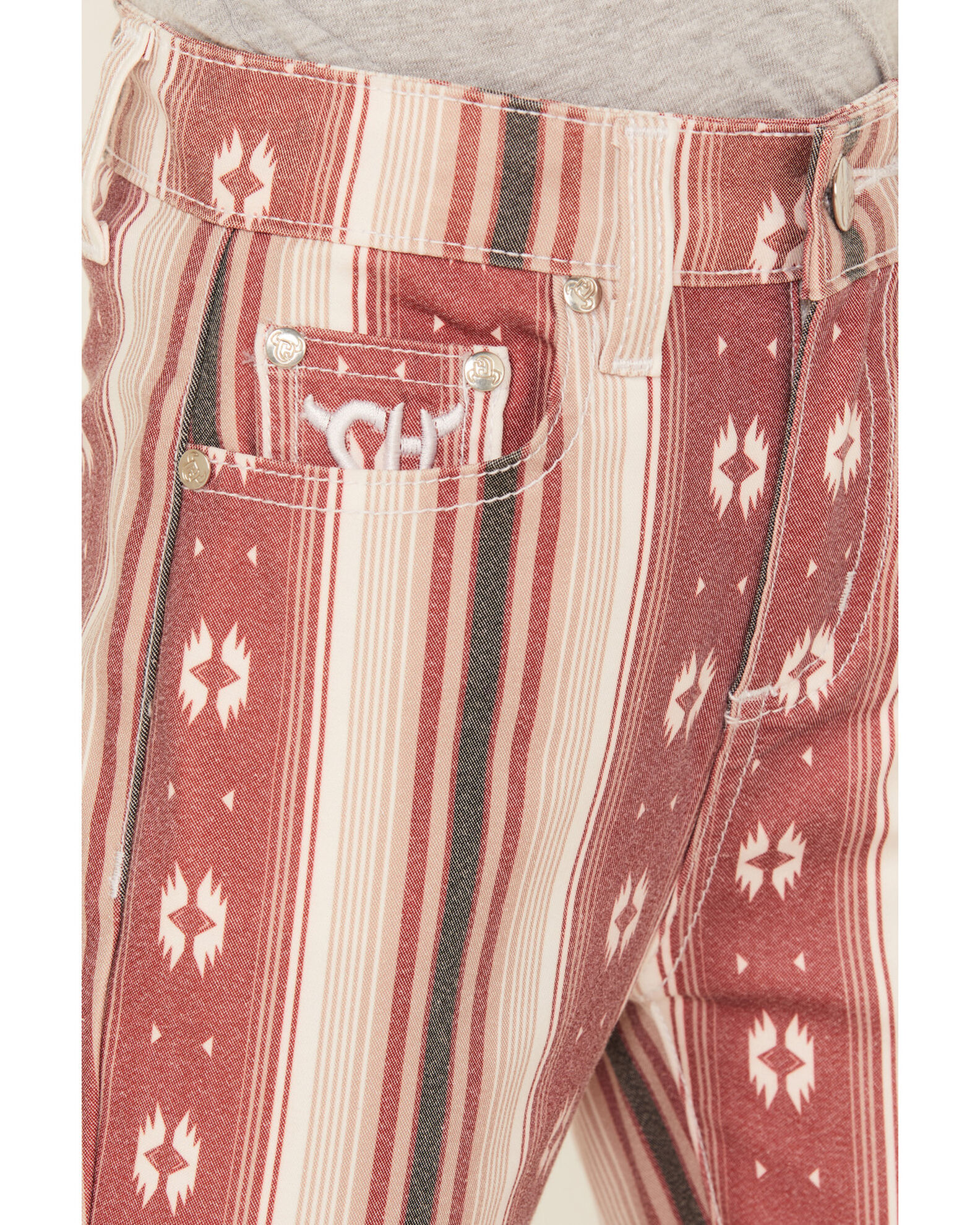 Serape flare jeans on sale