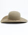 Image #3 - Rodeo King 7X Open Crown Match Band Felt Cowboy Hat, Pecan, hi-res