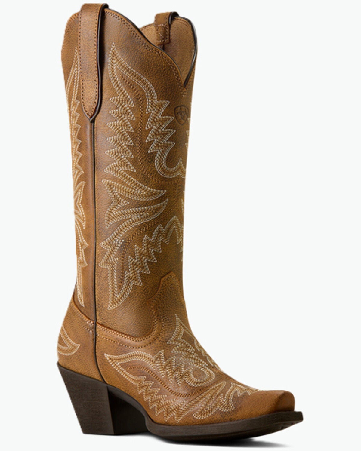 Ariat Women's Round Up Collins Performance Boots - Snip Toe, Brown, hi-res