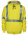 Image #1 - National Safety Apparel Men's 2X-3X FR Vizable Hi-Vis Waffle Weave Zip Front Work Sweatshirt - Tall, , hi-res