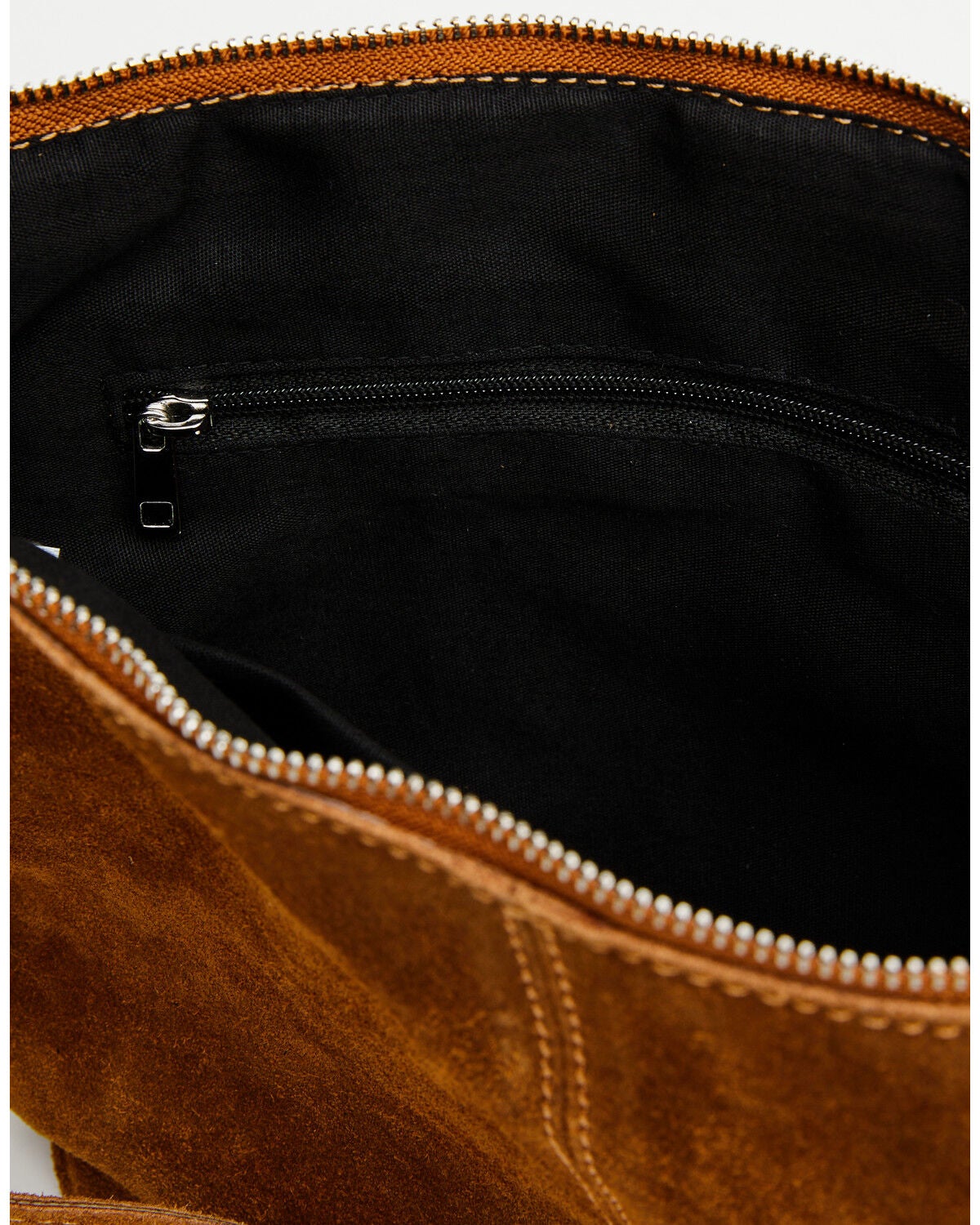 Image #4 - Avondayle Women's Side Buckle Suede Bag, Tan, hi-res