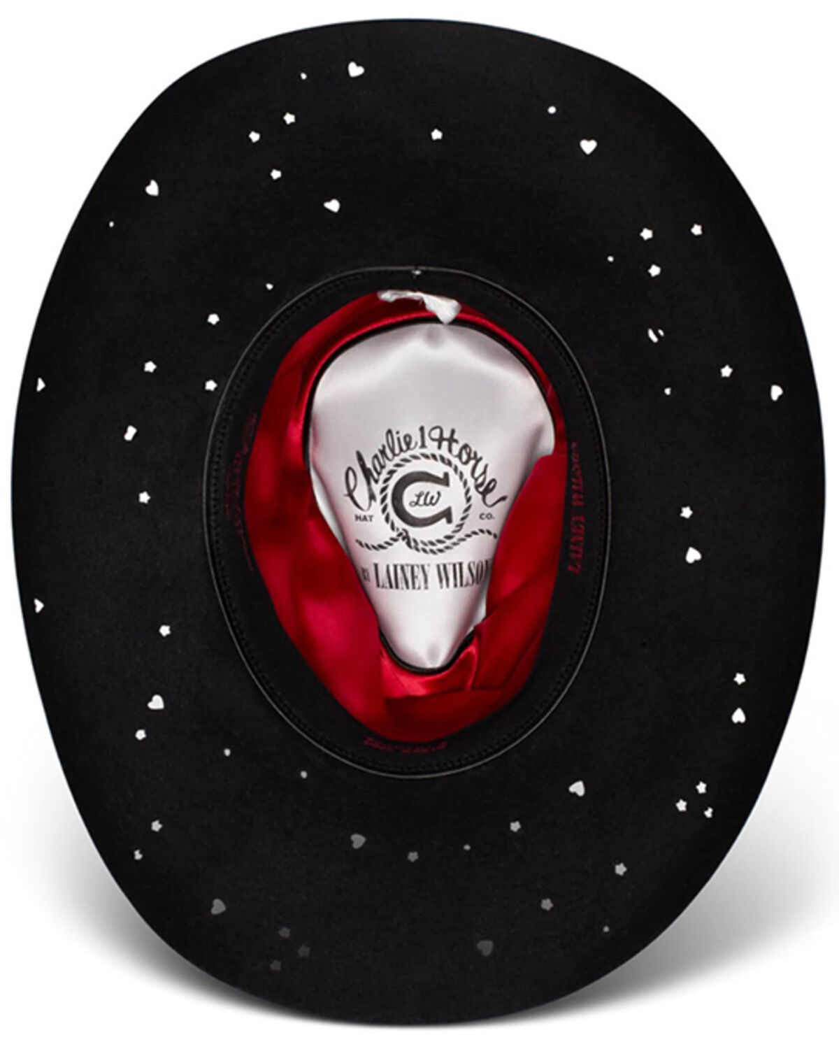 Image #4 - Charlie 1 Horse X Lainey Wilson Wild Horses Felt Western Hat, Black, hi-res
