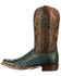 Lucchese Men's Cliff Western Boots - Wide Square Toe, Navy, hi-res