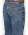 Image #4 - Wrangler Retro Men's 77MWZ Harris Medium Wash Slim Bootcut Stretch Denim Jeans, Medium Wash, hi-res