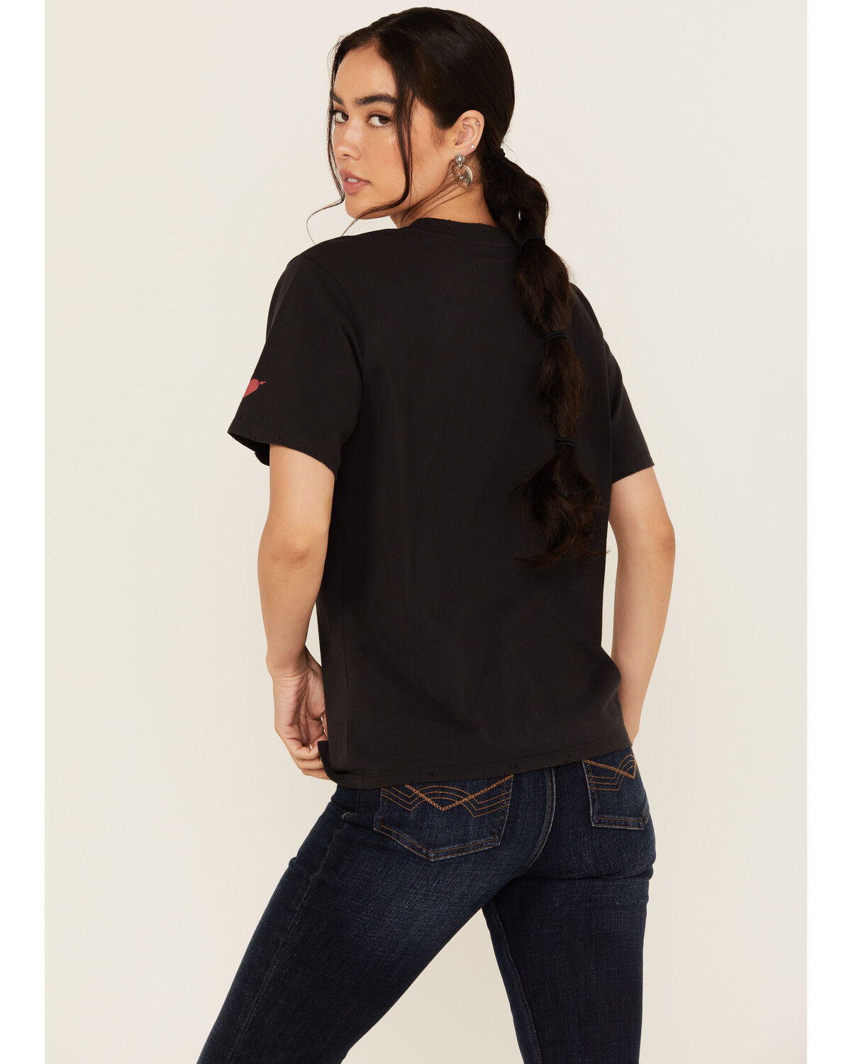 Image #4 - Idyllwind Women's Western Icon Printed Short Sleeve Graphic Tee, Black, hi-res