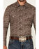 Image #3 - Rock & Roll Denim Men's Paisley Print Long Sleeve Snap Stretch Western Shirt, Brown, hi-res