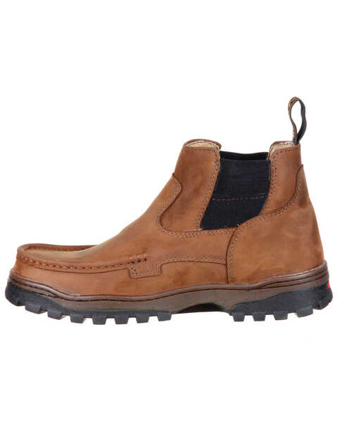 Rocky Men's Outback Waterproof Hiker Boots - Moc Toe, Brown, hi-res