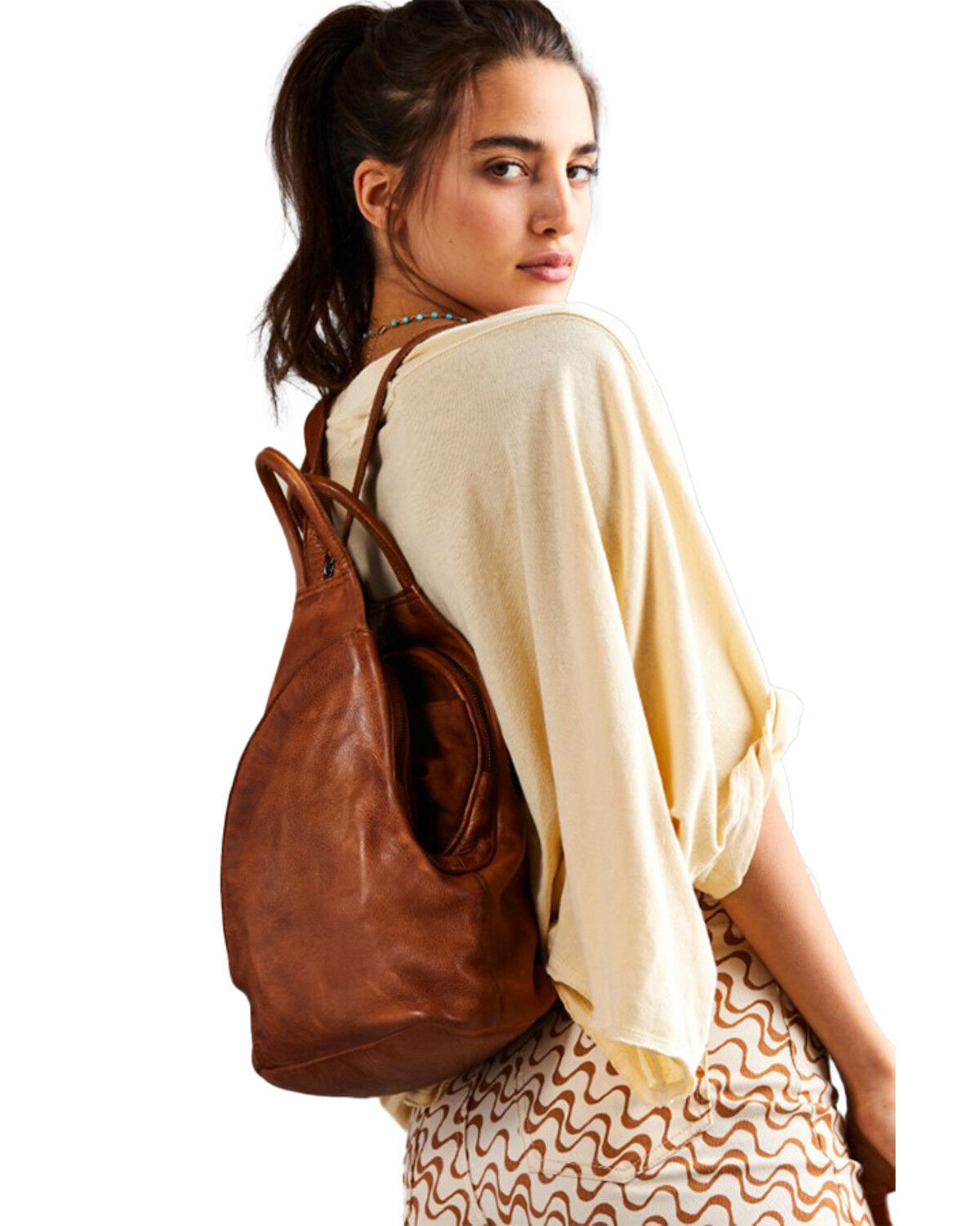 Image #6 - Free People Women's We The Free Soho Convertible Crossbody Bag, Brown, hi-res