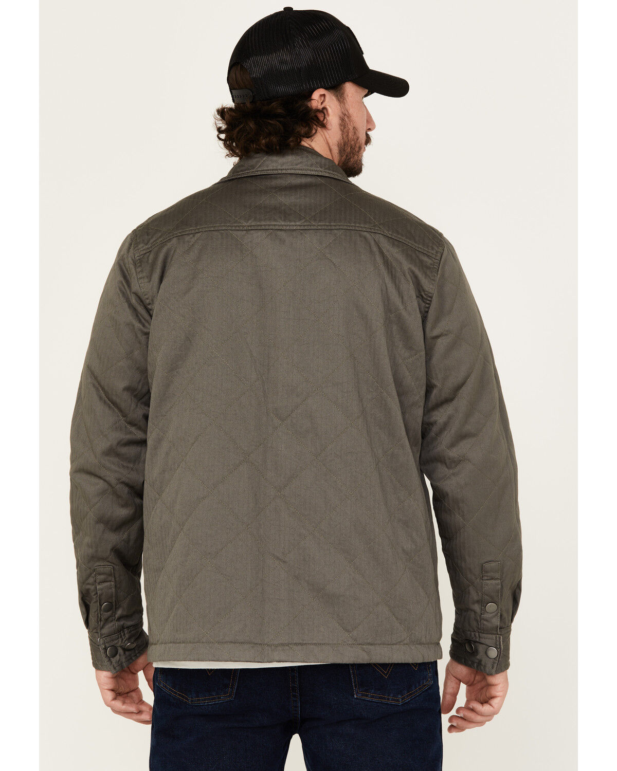 Image #4 - Brothers and Sons Ebbit Reversible Blanket Jacket, Black, hi-res