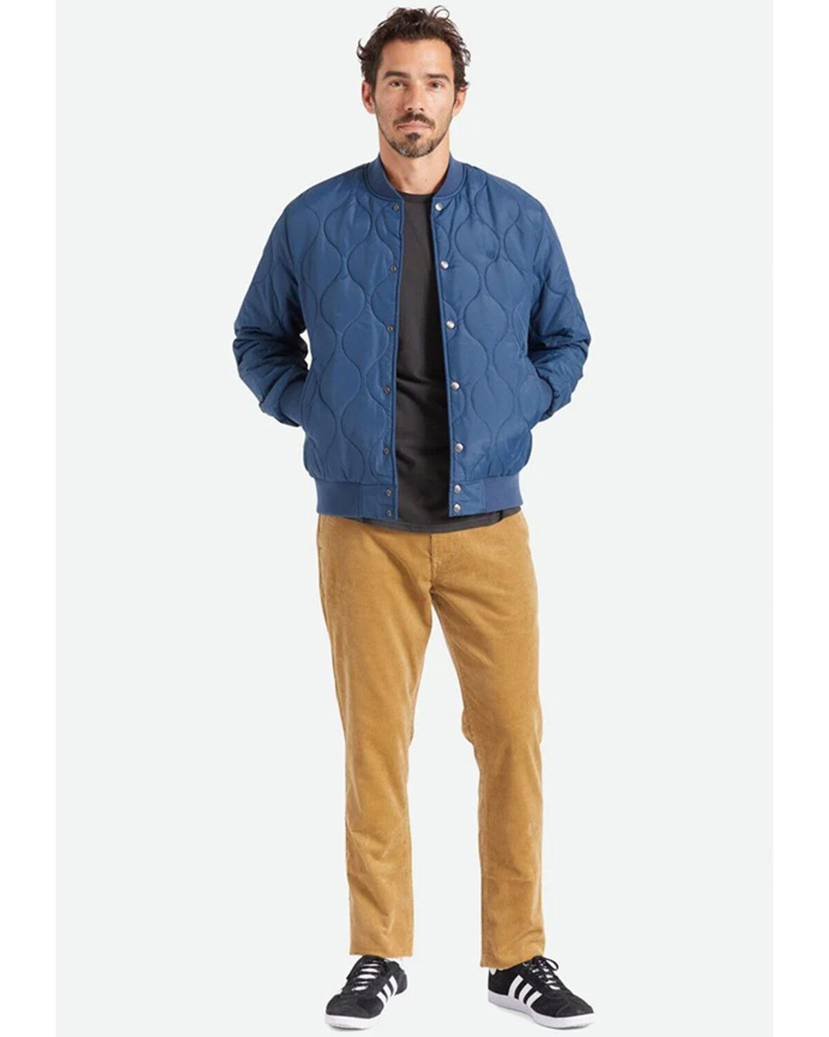 Image #1 - Brixton Men's Khaki Choice Chino Stretch Straight Pant, Beige/khaki, hi-res