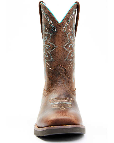 Image #3 - RANK 45® Women's Xero Gravity Zenith Western Performance Boots - Broad Square Toe, Brown, hi-res