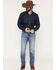 Image #1 - Levi's Men's 557 Caught In The Rain Medium Wash Straight Stretch Denim Jeans, Medium Wash, hi-res