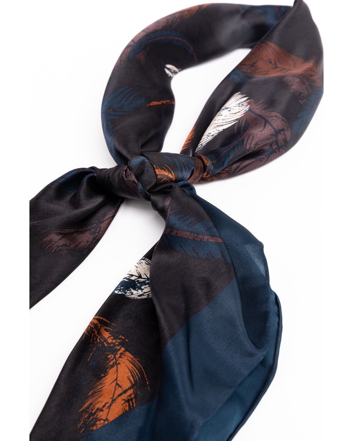 Image #2 - Cody James Men's Silk Feather Bandana, Multi, hi-res