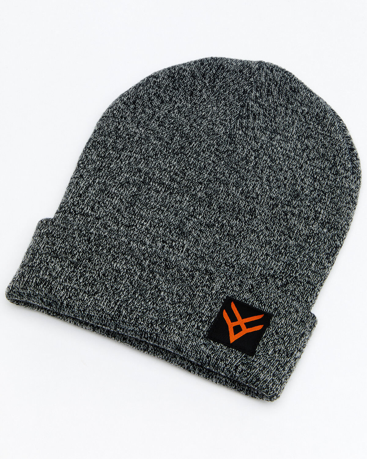 Image #1 - Hawx® Logo Patch Beanie, Charcoal, hi-res