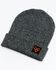 Image #1 - Hawx® Logo Patch Beanie, Charcoal, hi-res