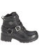 Image #2 - Harley Davidson Women's Tegan Lace Moto Boots - Round Toe, Black, hi-res