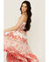 Image #4 - Free People Women's Super Thrills Floral Print Maxi Skirt, Red, hi-res