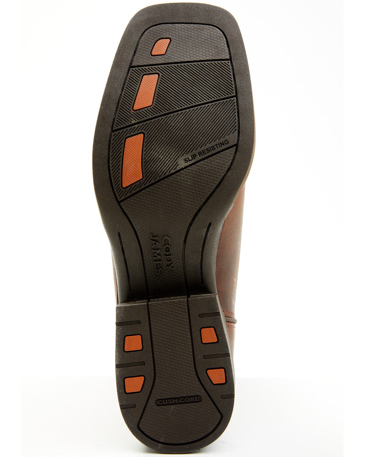 Image #7 - Cody James Cush Core&reg; Men's Major Performance Western Boots - Broad Square Toe, Cognac, hi-res