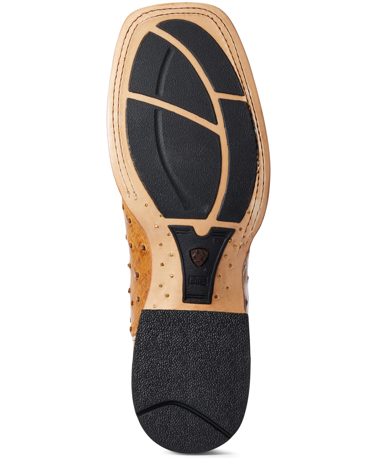 Image #5 - Ariat Men's Gallup Ostrich Western Boots - Broad Square Toe, , hi-res