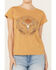 Image #3 - Shyanne Women's Wild West Tee, Coffee, hi-res