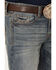 Cody James Men's Star Gazer Dark Wash Stretch Stackable Straight Leg Jeans , Blue, hi-res