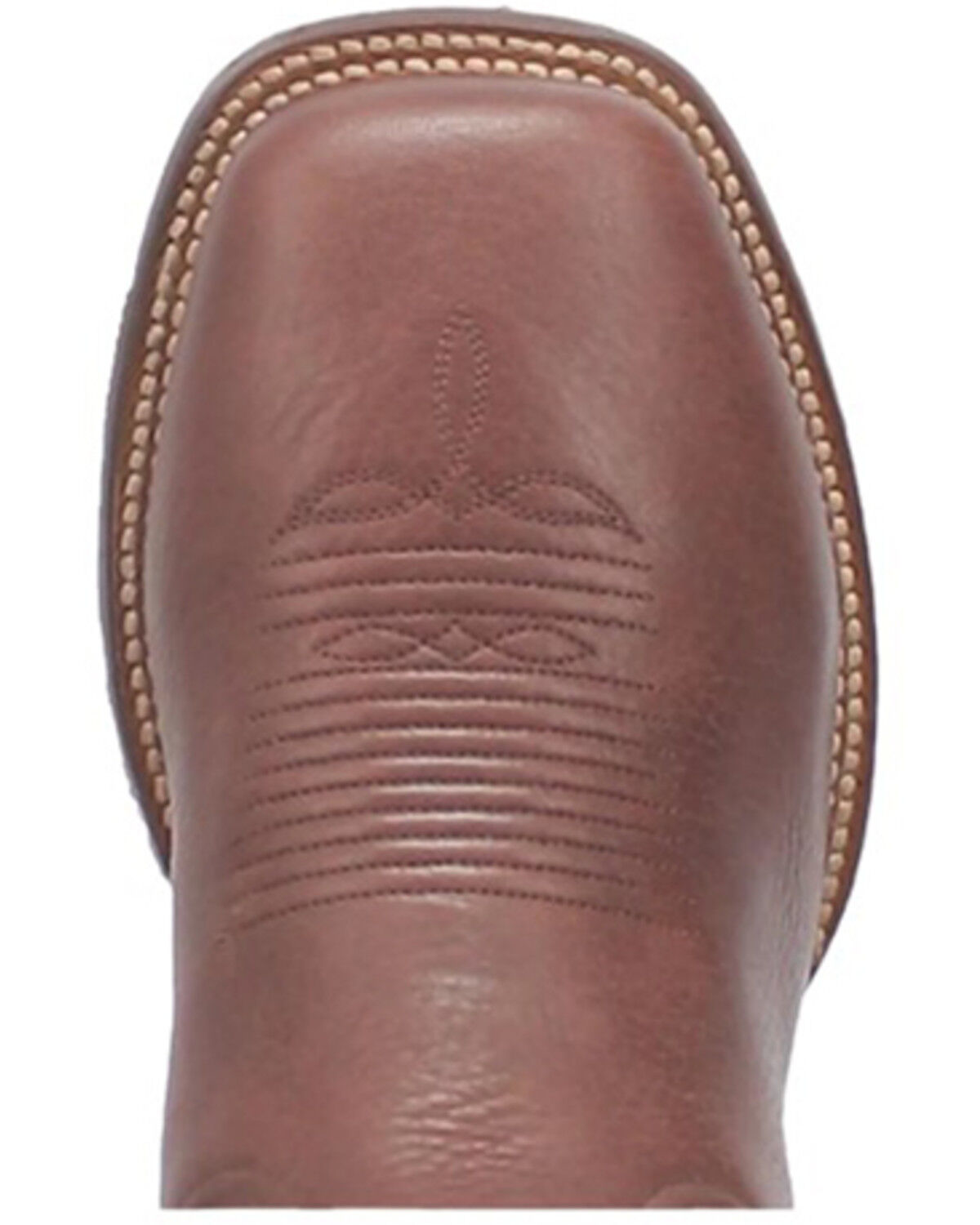 Image #5 - Dan Post Men's Milo Western Boots - Broad Square Toe, Brown, hi-res