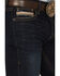 Image #2 - Rock & Roll Denim Men's Revolver Dark Wash Slim Straight Stretch Denim Jeans, Dark Wash, hi-res
